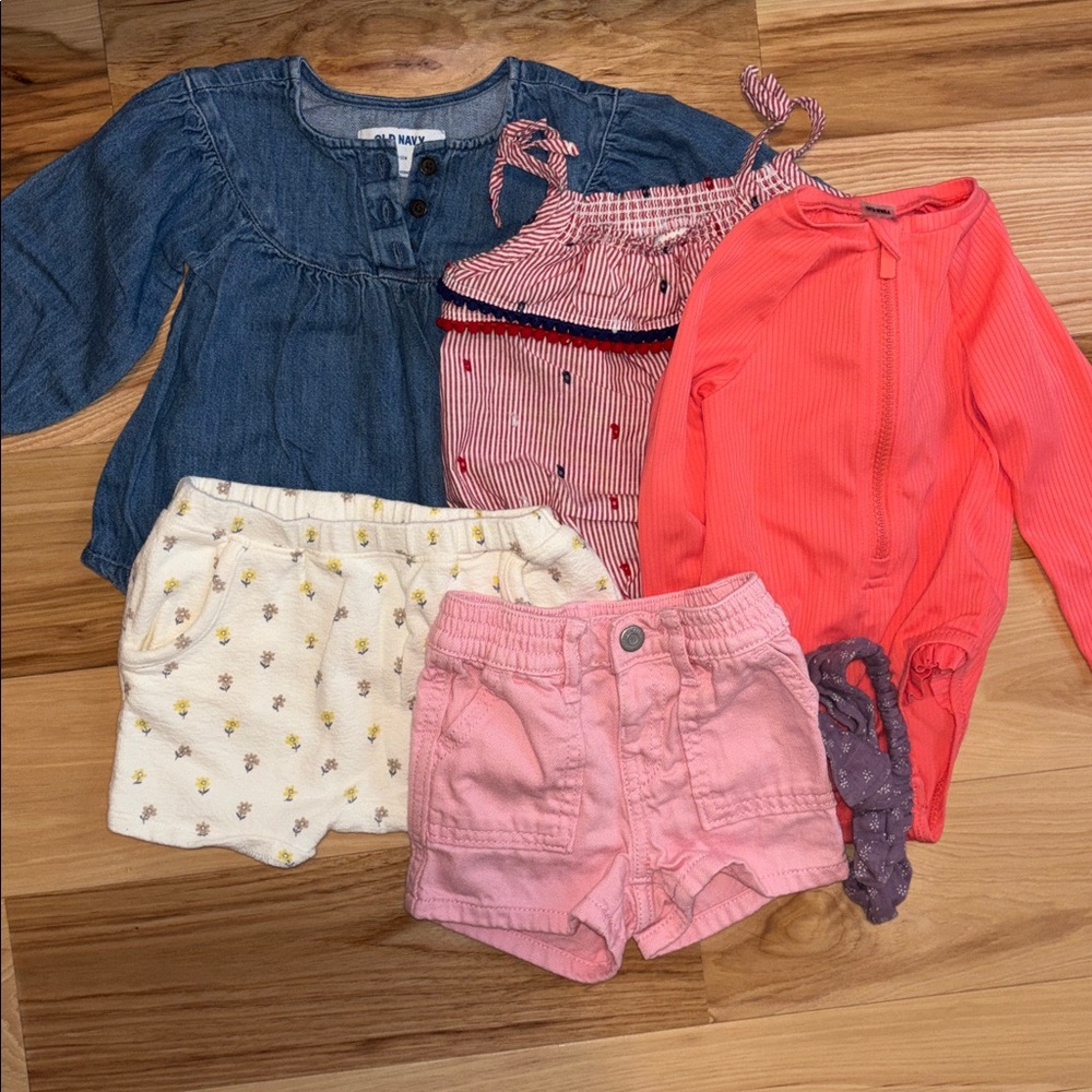 20+ Piece Bundle of Summer/ Spring Girls Clothing OBO - Picture 3 of 6